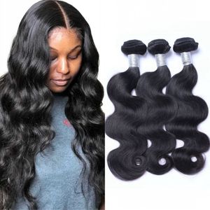 Mongolian Body Wave Human Hair Bundles Natural Color Weave 3/4 Pieces 8-26 inch 100G/PC Non Remy Hair Extensions