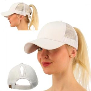 Caps de bola EST 1PCS vende cabelo feminino casual sol snapback Hat Girls Outdoor Sport Women Trucker Baseball Cap