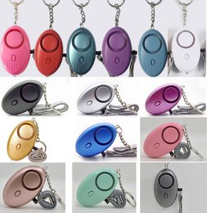 130db Egg Shape Self Defense Alarm systems Girl Women Security Protect Alert Personal Safety Scream Loud Keychain Alarms factory Seller