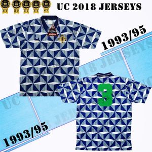 1990 1992 Irlanda do Norte Away Camiseta Retro Futebol Jerseys Home 90 91 92 Camisas de futebol clássicas retrô