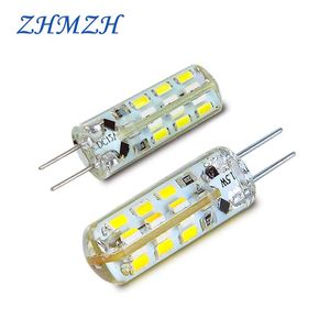 Light Beads ZHMZH 4pcs/lot 1.5W 3W 4W LEDs Silicone Bulb Spotlight Chandelier Lighting Replace Halogen Lamp DC12V SMD3014 Bead