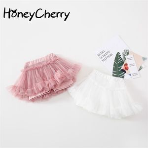 여름 제품 여자 푹신한 치마 짧은 아기 소녀 옷 210702