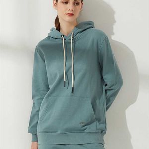 Wixra Unisex Heavy Basic Hooded Sweatshirts 100% Cotton Hoodies Long Sleeve Women Spring Casual Streetwear for Men 211206