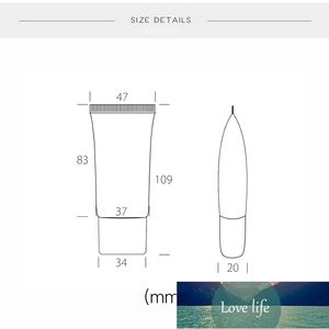 30 ml Kozmetik Makyaj Kapatıcı BB Krem Losyonu Ambalaj Kapları Mat Beyaz 30g Düz Yumuşak Tüp Boş Plastik Şişeler 30 adet Fabrika Fiyat Uzman Tasarım