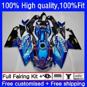 Glossy blue Injection Fairings For Aprilia RS-125 RS4 RSV 125 RS 125 RR 125RR RSV-125 8No.15 RSV125 RS125 R 06 07 08 09 10 11 RSV125RR 2006 2007 2008 2009 2010 2011 OEM Body