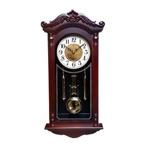 Relógios de parede Grande sala de estar de pêndulo de luxo retro silencioso swing relógios vintage relol para casa relógio