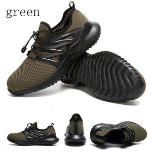 Men Fashion Steel Toe Shoes Kevlar Fiber Safety Shoes Breathable Anti Smashing Anti Piercing Work Shoe For Men Top Quality Wild Comfortable Sneakers