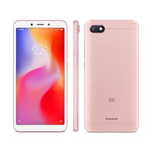 Oryginalny Xiaomi Redmi 6a 4G LTE Telefon komórkowy 3GB RAM 32GB ROM Helio A22 Quad Core android 5.45 cali Pełny ekran 13.0mp 3000 mAh Smart Telefon komórkowy