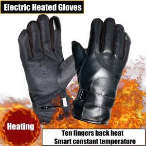 Ski Gloves 1 Pair Winter Warmer Electric Heated Rechargeable Thermal Waterproof Battery Powered For Motorcycle
