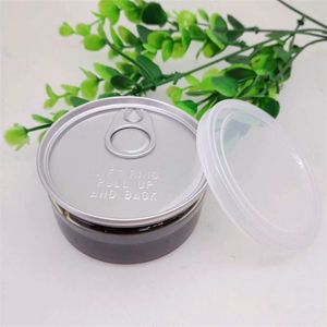 Reusable 3.5gCan Smoking Accessories Food Grade 100ml dry herb flower PET end lift ring pull tab Plastic empty cans Aluminum Lid Jars 774 R2