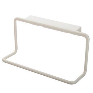 Barthroom Towel Cabinet Door Back Towels Holder Multifunctional Plastic Hanging Rack For Bathroom Kitchen KKB7036