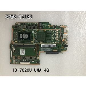 Original Laptop Lenovo Ideapad 330S-14IKB Motherboard CPU I3-7020U UMA 4G FRU 5B20S69517 5B20S69518