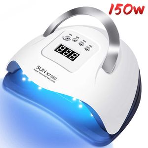 150W UV Lamp Nail Dryer Sunx7 Max lamp for Drying 45/36Pcs LED Manicure Sun Led Light Art Tool 210622