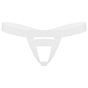 Costumi da bagno da uomo Lingerie da uomo Open BuIntimo Vita bassa Slip perizoma Sospensorio Elastico in vita Scava fuori T-back Perizoma Mutande