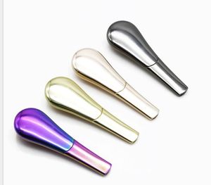 The New Detachable Suction Pipe Solid Ferromagnetic Stainless Steel Metal Spoon Spoon Shape Pipe