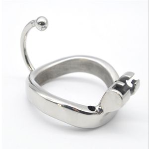 Chastity Devices NEW Stainless Steel Male Short Chastity Lock Device Metal Ureter Pipe Cage #T89