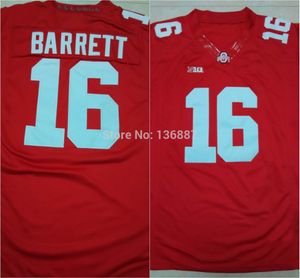 Buckeyes College Ncaa Ohio Football State Jerseys Mens Womens # 16 J.t. Barrett Limited Kids Jersey Bordado S