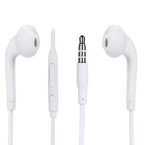 200pcs/lot* earphone in-ear 3.5mm With Volume Control with Mic For Samsung Galaxy s6 edge S7 s5 s4 s3 note 5 4 3