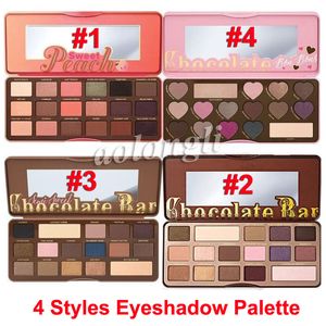 Wholesale peach chocolate for sale - Group buy Face Makeup Colors peach Makeup Eye Shadow Chocolate Bar Semi sweet Colors Eyeshadow Palette DHL
