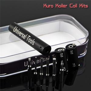 Kuro Koiler Universal Tools 6 in 1キットコイルジグコイラー巻きコールビルダー加熱ワイヤーツール7色DIY RDA DHL