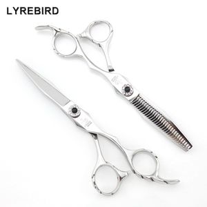 Lyrebird HIGH CLASS Professional hair scissors 6 Inch Japan Hair Cutting shear Hair Thinning Scissors Anti slip handle NEW