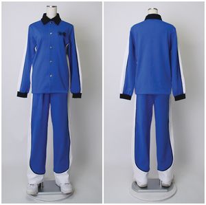 Kuroko No Koszykówka Kise Ryota Kostiumy Jersey Z Długim Rękawem Niebieski Kaijyo High School Uniform Cosplay