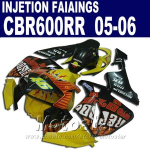 Injection fairing kits or HONDA CBR 600 RR 2005 2006 cbr600rr 05 06 cbr 600rr motorcycle fairings kit C7BS