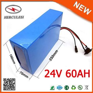 24V 60AH Lithium Ion Battery Rechargeable 24V Electric Bicycle Li-Ion Battery Pack 26650 30A BMS For E-Bike Scooter Airwheel
