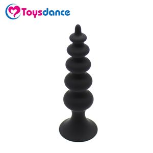 Toysdance 11.5 * 3cm liten storlek analplugg för nybörjare silikonmaterial buttplugg med sugbas för vuxen sex leksak för kvinnor Q1711241