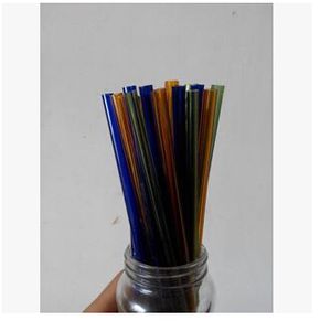 Free shipping wholesale Hookah Accessories - borosilicate color glass tube diameter 7mm, length 20cm