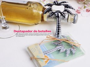 100 pçs / lote DHL Fedex Pedágio Frete Grátis Palm Tree Bottle Opener Do Casamento bridal shower favor presente