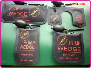 Klom Small/Middle/Big/U Size Air Wedge Air Pump Wedge Uppblåsbar upplåsning Dörrbil 4st/Lot gratis frakt -Svart