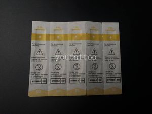 50pcs / parti 1rl engångs sterilierad tatuering permanent smink behöver ögonbåge läppar roterande tatuering maskinnålar för nouveau tatuering maskin gun