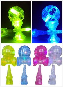 Wholesale-Professional!Sell 5pieces of Size: 18.5 cm be hilarious Japanese Traditional LED flash Game Toy Kendama