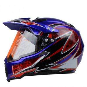 Wholesale-Högkvalitativa Vindfasta motocrosshjälmar Off Road Motorcykelhjälm med lins Casque Moto Free Masks