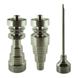 Domeless Nail G2 Titanium Universal Male Female 10mm 14mm 18mm with Carb Cap Tool