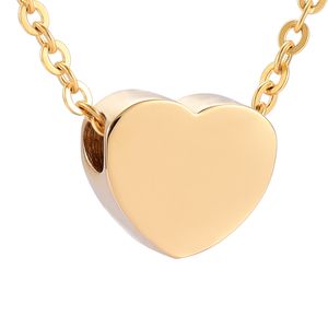 IJD9942 Blank Heart For Engrave Memorial Ash Keepsake Collana Urna Cremazione Urna Pendente Funeral Jewelry Per Pet Human Ashes