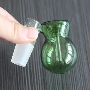 Ciotole di raccolta della cenere di vetro con maschio femmina 10mm 14mm 18mm Vetro Perc Ashcatcher Ciotole Ash Catcher Bubbler Adattatore di vetro per bong d'acqua