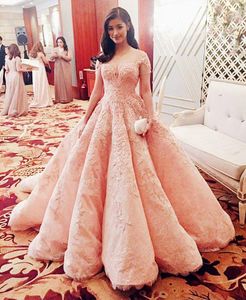 Zuhair Murad Prom Dresses 2016 Short Sleeve Embroidery Ball Gown Evening Dresses Long Vestidos De Festa Celebrity Pageant Gowns