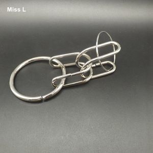 Clever Link Ring Wire Puzzle Gadget Chinese Metal Toys Games Brainteaser Game Gift Kid Child Teaching Prop Toy