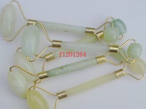 Darmowa Wysyłka 100 sztuk / partia Masaż twarzy Jade Roller Zdrowa twarz Body Head Neck Foot Nature Beauty Tool