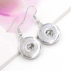 Großhandel DIY-Schmuck, austauschbare Ohrringe mit Druckknöpfen, 18 mm, Druckknopf-Ohrringe für Frauen