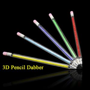 Vaping_Dream CSYC DA005 Smoking Dabber Tool Pencil Shape Style Wax Dabbers 7 Farben für Ölplattformen Glasbong Pfeifenzubehör ca. 16,5 cm Länge