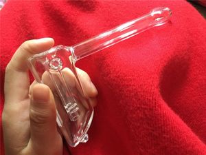 Högkvalitativa laboratorier Glas Rökpipor Glas Percolater Bubbler Rör av Labs Dry Rökning Vattenrör Mini Glas Bong Hookah I lager