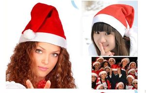 クリスマス飾りサンタクロースの帽子の子供/大人のクリスマスの帽子のクリスマスアクセサリーの装飾高級サンタクロース帽子かわいい大人CH011