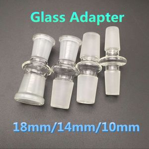 Smoking Accessories 12 Style glass Adapter Joint 14mm 18mm Female to Male Converter for Smoking Bong