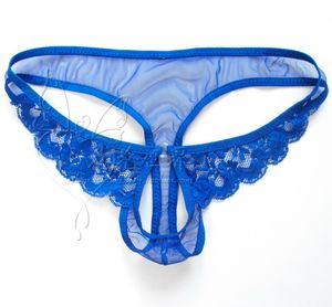 Großhandels-Hohe Qualität Sexy Herrenunterwäsche heiße Spitze Mesh Herren Tangas G-Strings Penishülle Männer Sexy Penis Beutel Männliche Unterwäsche