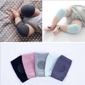 Baby Knä Protector Anti Slip Knä Pads Bomull Baby Strumpor För Nyfödd Barnsäkerhet Crawling Elbow Cushion Ben Warmers Infant Toddler Legging