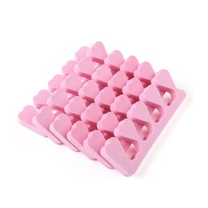 Separatore per dita a forma di cuore Nail Art Strumenti per unghie morbidi per la cura delle unghie Manicure