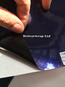 Purple & blue Pearl Gloss Chameleon Vinyl Wrap Film With Air Bubble Shiny Flip Flop Glitter Pearl Car Wrap Sticker Size1 52 324P